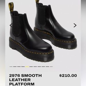 dr. marten chelsea boots, women’s size 8